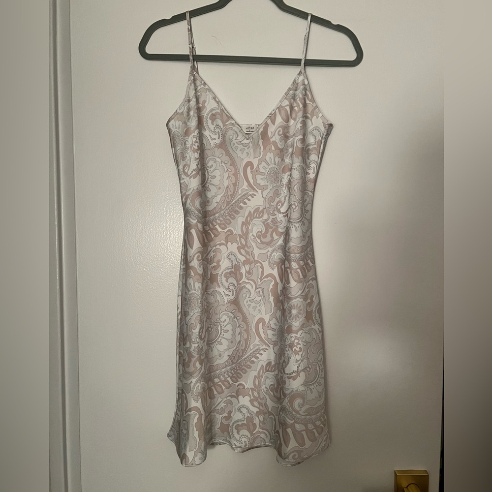 White satin slip dress Wilfred Small